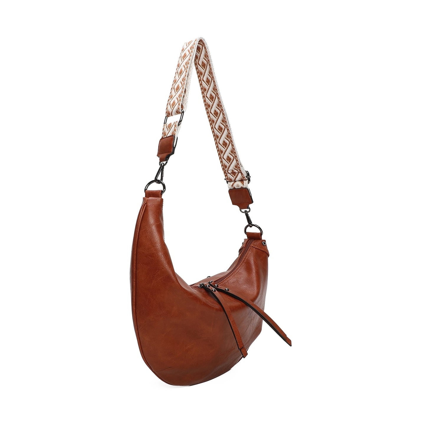 Moon- or Banana-Shaped Shoulder Bag